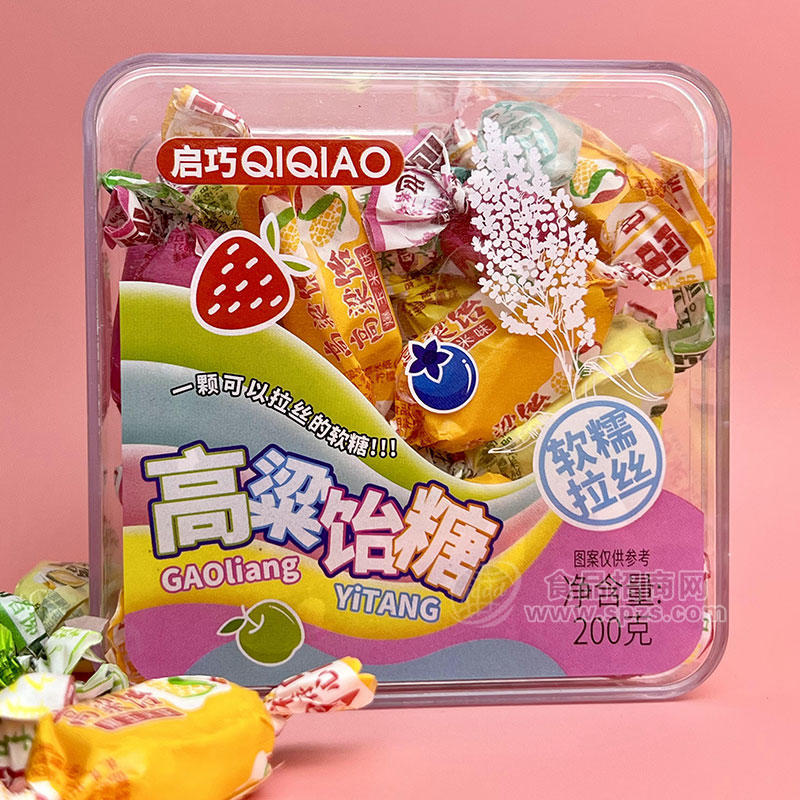 启巧食品高粱饴糖软糯拉丝200g