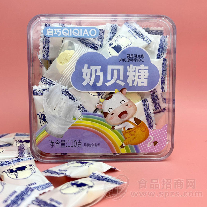 启巧食品奶贝糖110g