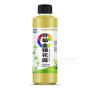 紅雙喜甘菊金銀花露本草植物飲料瓶裝招商700ml