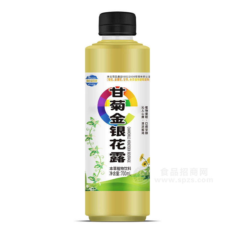 紅雙喜甘菊金銀花露本草植物飲料700ml