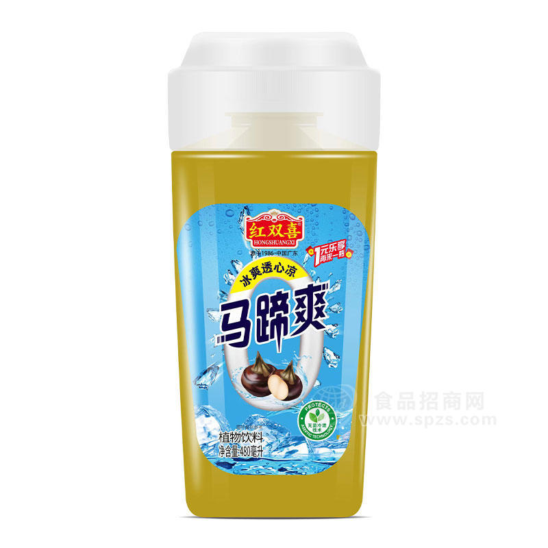 紅雙喜馬蹄爽植物飲料480ml