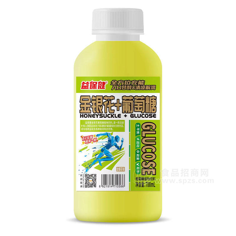 益保健金銀花+葡萄糖植物飲料700ml