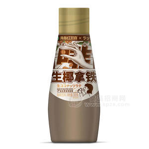 海心紅雙喜生椰拿鐵咖啡飲料380g