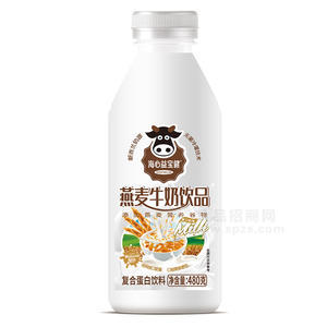 海心益寶健燕麥牛奶飲品復(fù)合蛋白飲料480g