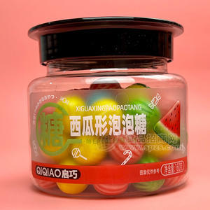 启巧食品西瓜形泡泡糖160g