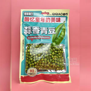 啟巧食品蒜香青豆92g