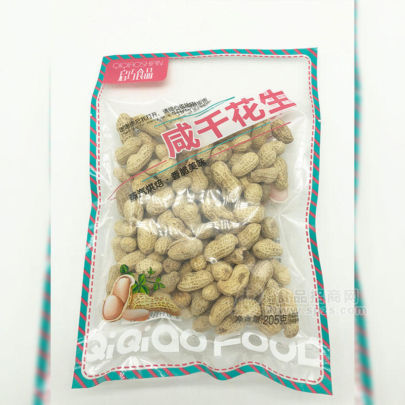 启巧食品咸干花生205g