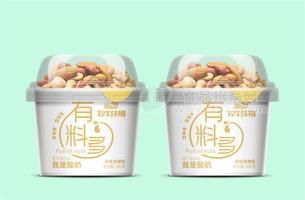 牧牛庄园有料多风味发酵乳180克谷物酸奶坚果酸奶杯装酸奶