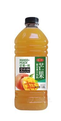 沃爾旺芒果+桃復(fù)合果汁飲料1.88L