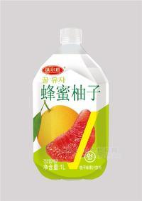 沃尔旺蜂蜜柚子柚子味果汁饮料1L