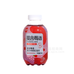 蔓言蔓語蔓越莓小瓶380ml