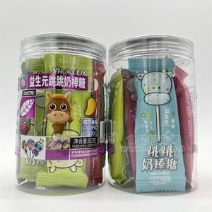 启巧食品益生元跳跳奶棒糖混合口味80g