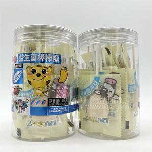 启巧食品益生菌棒棒糖牛奶味108g