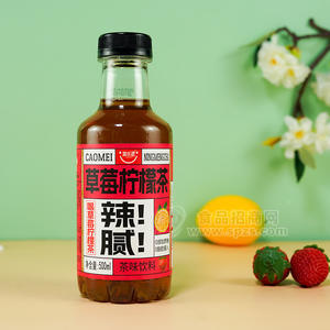 簡(jiǎn)樂派草莓檸檬茶茶味飲料瓶裝招商500ml