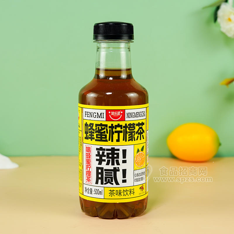 簡樂派蜂蜜檸檬茶茶味飲料瓶裝招商500ml