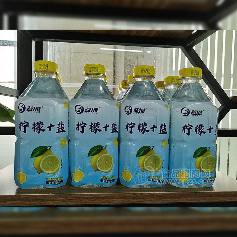 益城檸檬水+鹽風(fēng)味飲料1L