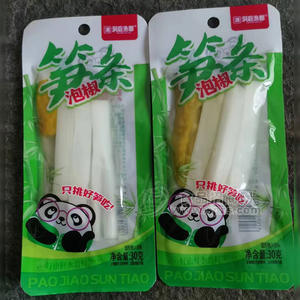 洞庭渔郡泡椒笋条30g