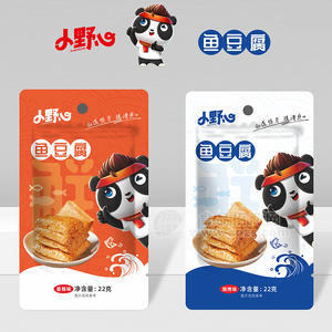 小野心香辣味烧烤味鱼豆腐袋装招商22克