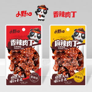 小野心香辣味麻辣味香辣肉丁袋装招商18克