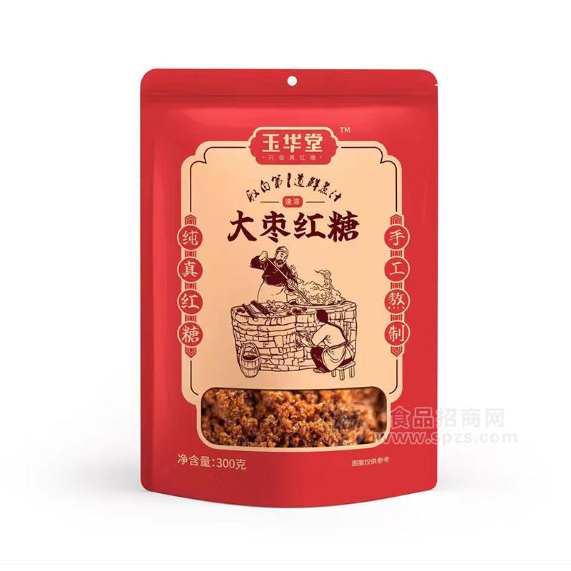 玉华堂大枣红糖袋装招商300克 