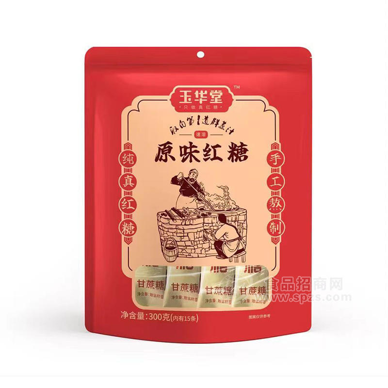 玉华堂原味红糖袋装招商300克 