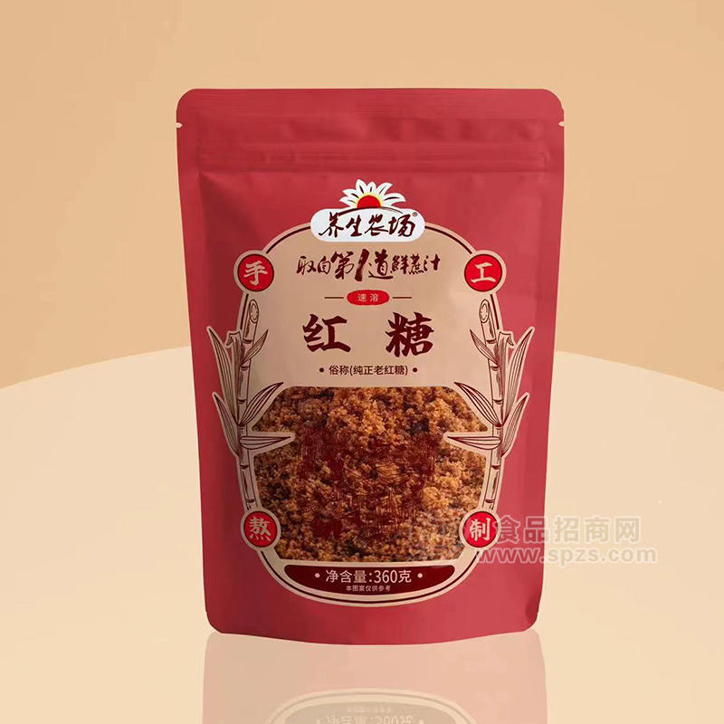 玉华堂养生农场红糖袋装招商360克 