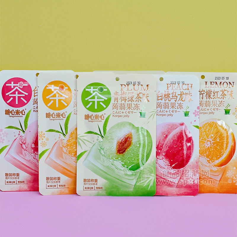 糖心米心蒟蒻果冻各种口味果冻袋装招商散装称重