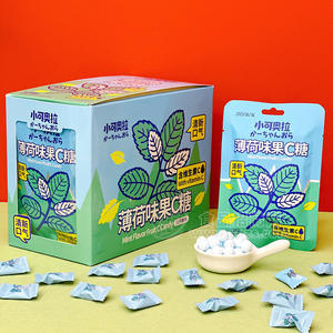 小可奥拉薄荷味果C糖压片糖果盒装招商15克