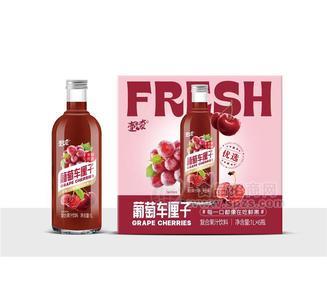 壹檬葡萄車?yán)遄訌?fù)合果汁飲料1L