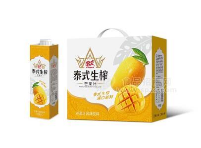 壹檬芒果汁泰式生榨果汁飲料1L