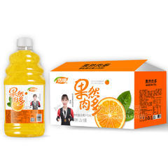 浩明果然肉多橙粒复合果汁饮料1.5Lx8瓶