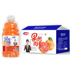 浩明果然肉多西柚椰果复合果汁饮料1.5Lx8瓶