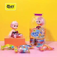 萌孩子梦巴拉女孩果汁卷卷糖草莓味+蓝莓味50g