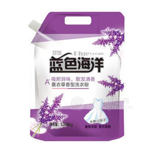 蓝色海洋薰衣草香型洗衣粉1.008kg