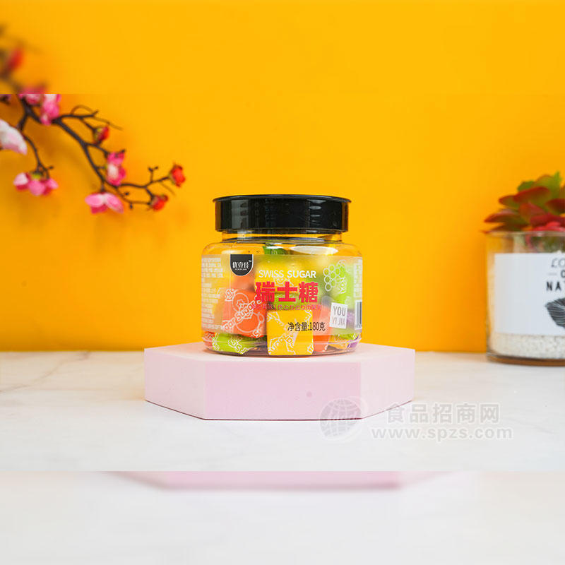 优壹佳瑞士糖缤纷果味180g