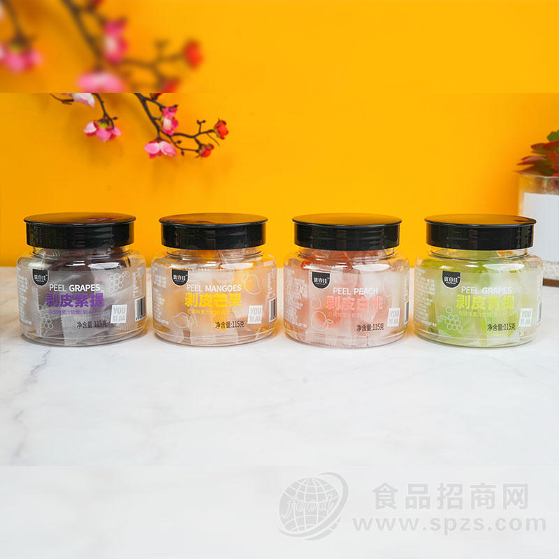 优壹佳剥皮糖果混合口味115g