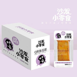 沙發(fā)小零食Q爽魚(yú)豆腐香辣味24gX20包