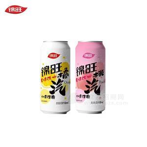 錦旺橘桃果味汽水風(fēng)味飲料310ml