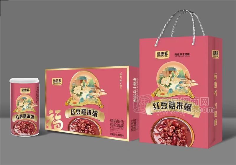 甄惠養(yǎng)紅豆薏米粥方便粥方便食品禮盒320g