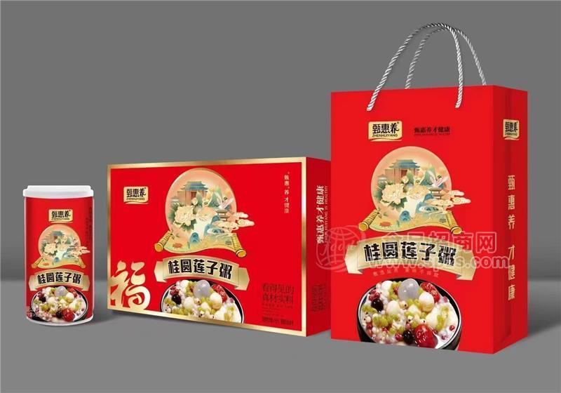 甄惠養(yǎng)桂圓蓮子粥方便粥方便食品禮盒320g