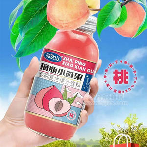 完达山摘瓶小鲜果蜜桃复合果汁饮料招商