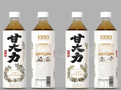 甘大力0糖0脂0卡無糖飲料草本飲料杭白菊風(fēng)味玉米須風(fēng)味飲料