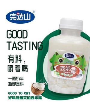 完达山餐饮椰奶味乳酸菌饮品瓶装乳饮料西米露招商320g