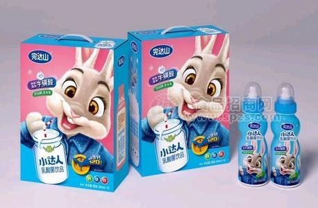 完达山小达人原味儿童奶乳酸菌饮品乳饮料招商200ml