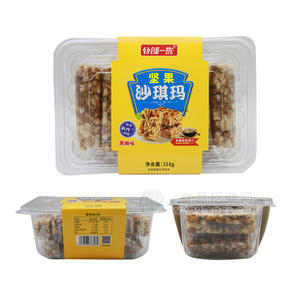 谷部一族黑糖味堅果沙琪瑪休閑食品318g