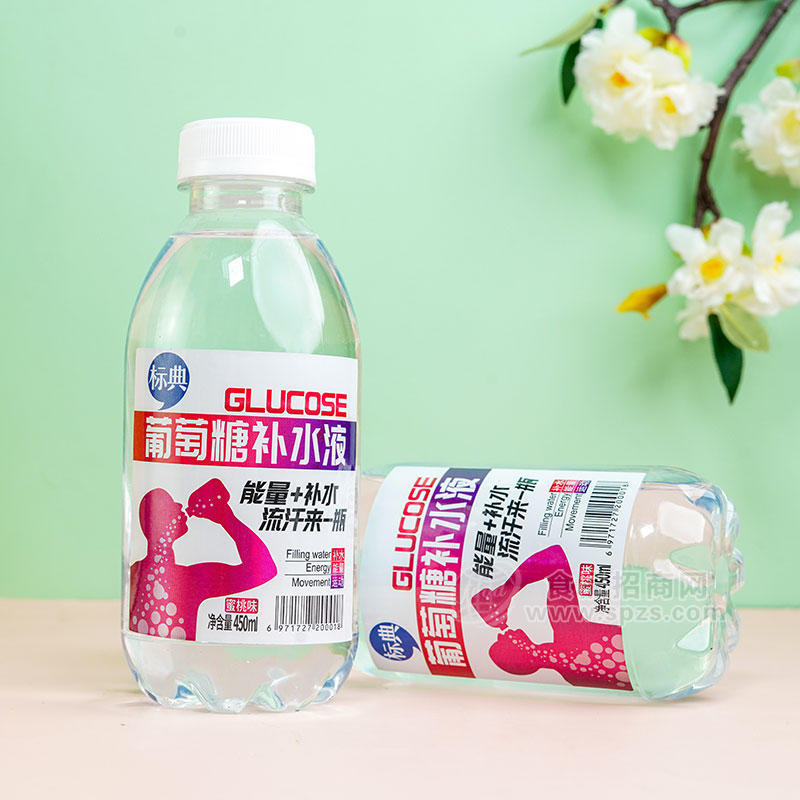 標典葡萄糖補水液蜜桃味450ml