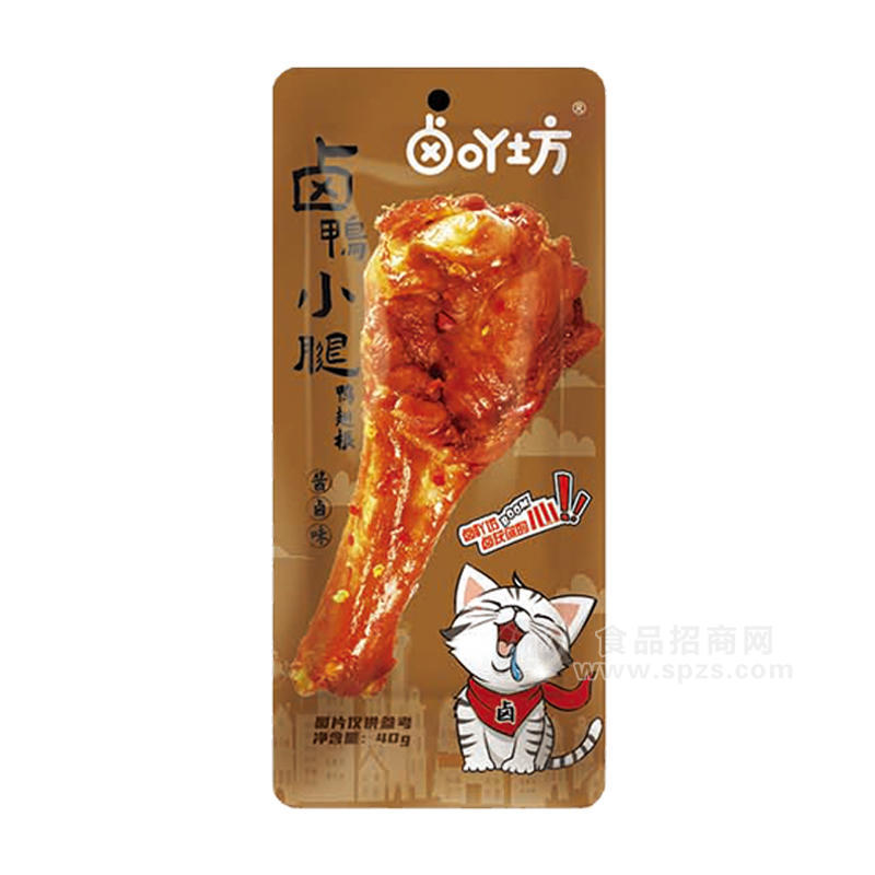 卤吖坊酱卤味卤鸭小腿休闲食品40g 
