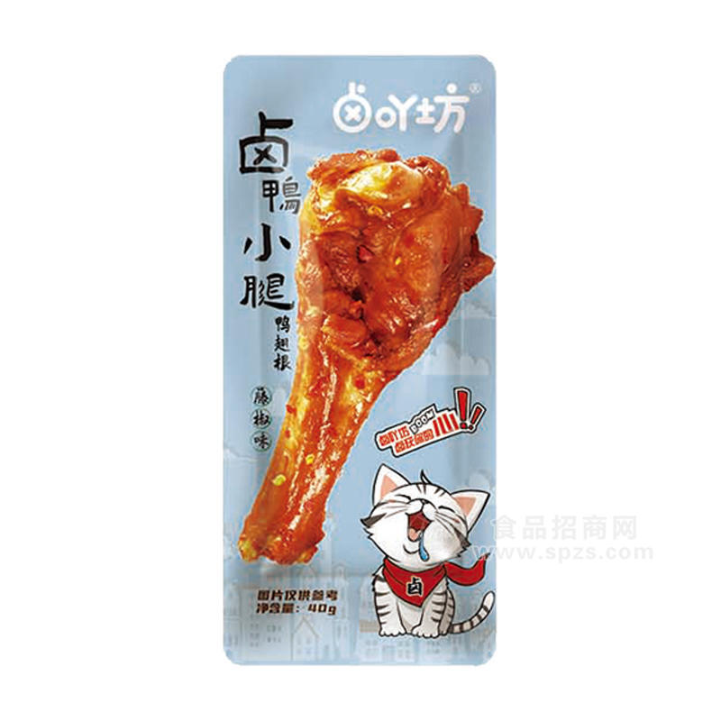 卤吖坊藤椒味卤鸭小腿休闲食品40g
