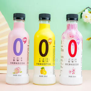 標(biāo)典果味蘇打水飲料混合口味368ml