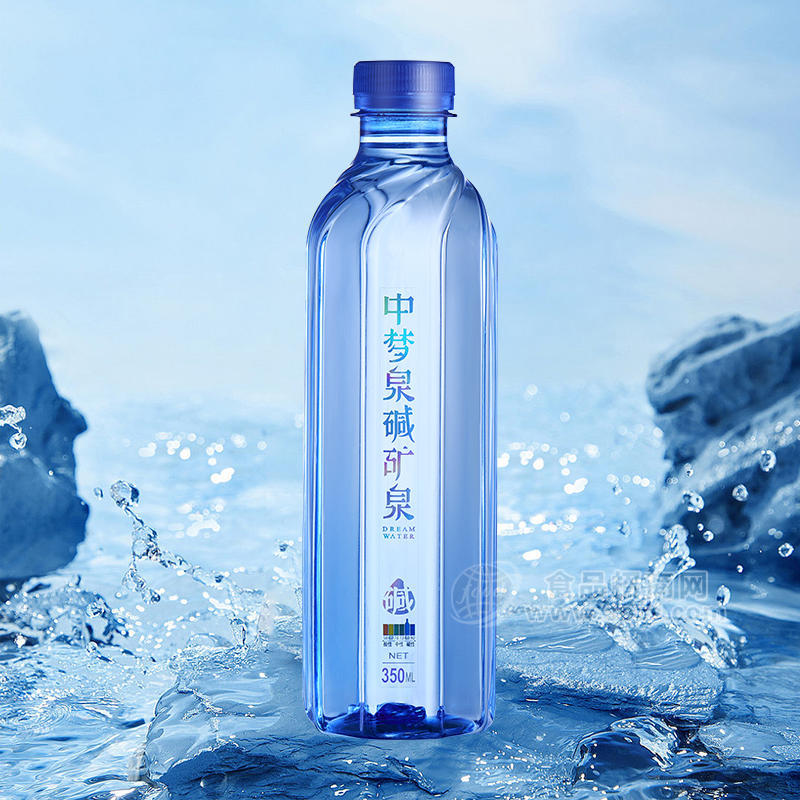 中夢泉堿礦泉瓶裝水弱堿性水小分子水350ml